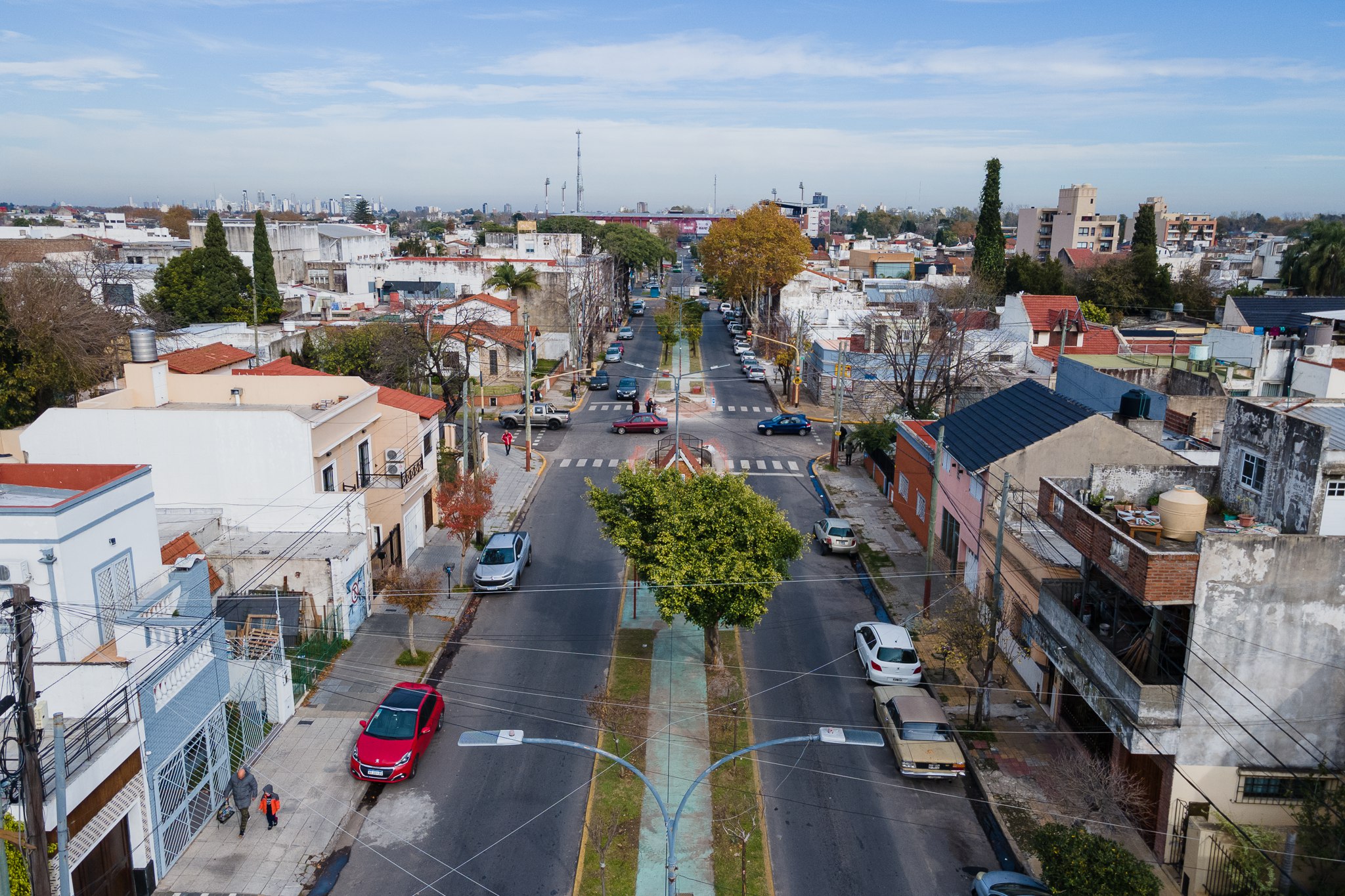 Avanzan las obras en los boulevares de Madariaga
