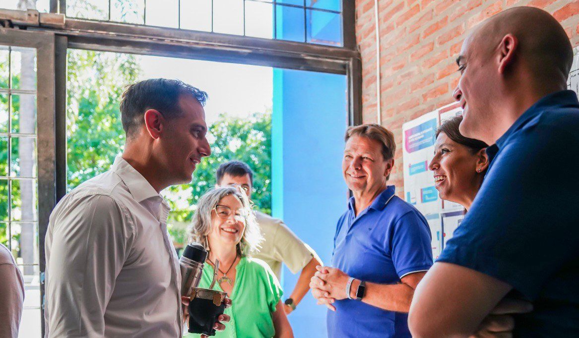 JULIÁN ÁLVAREZ SUPERVISÓ LA PUESTA EN VALOR DE LA ESCUELA SECUNDARIA N° 10 DE REMEDIOS DE ESCALADA
