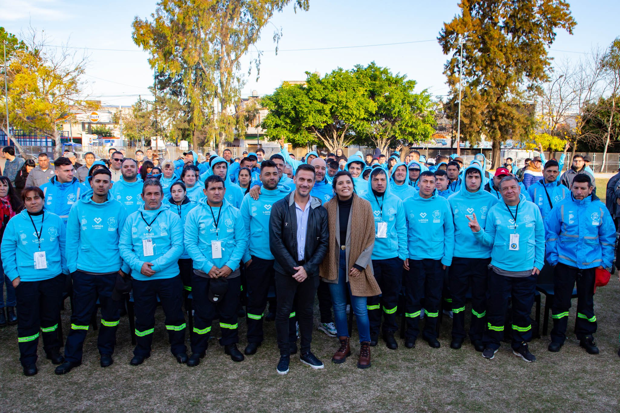 Lanzamiento del Programa Lanús Recicla: dos camiones, una camioneta, una mini cargadora y materiales para un futuro sustentable