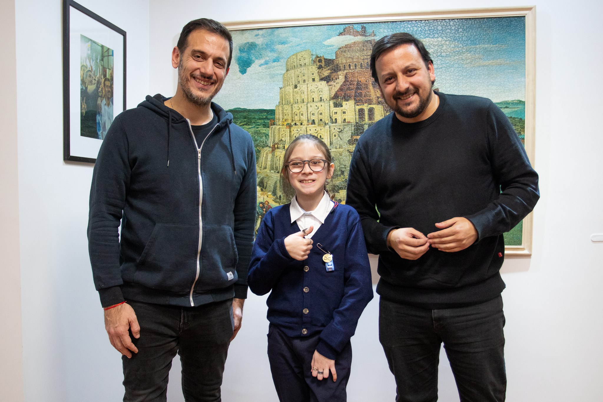 Julián Álvarez recibió a Ian Moche para concientizar sobre autismo y neurodiversidad