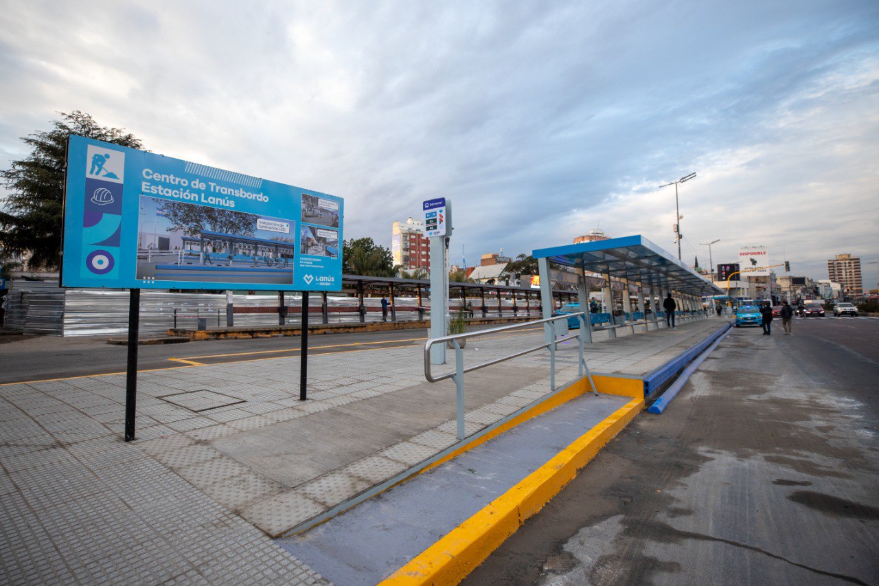 Nueva Estación Lanús: el Municipio habilitó las dársenas I y II