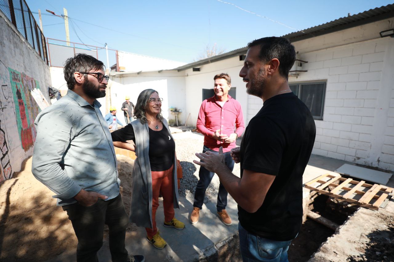 Avanzan las obras en la Escuela Secundaria N° 54 de Monte Chingolo
