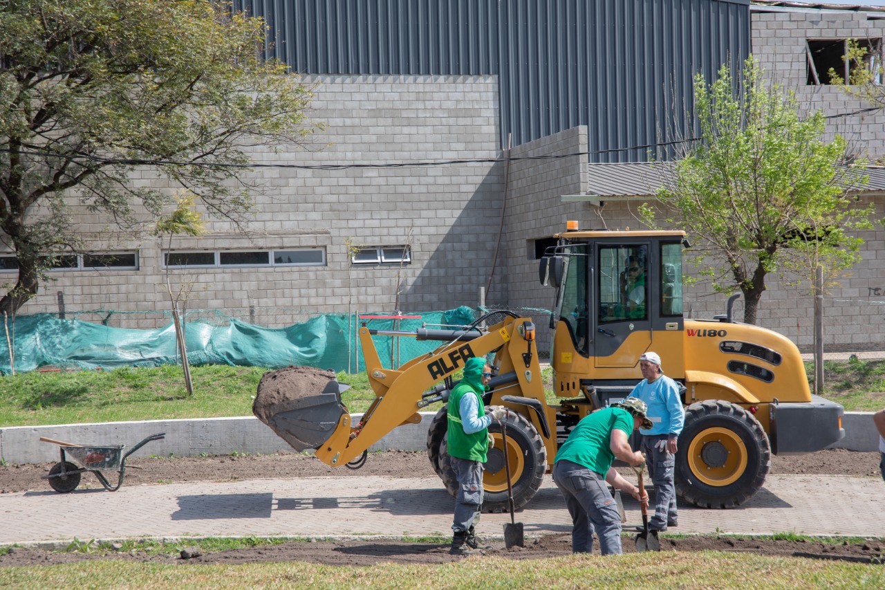 Avanza la construcción del Parque Central Las Colonias