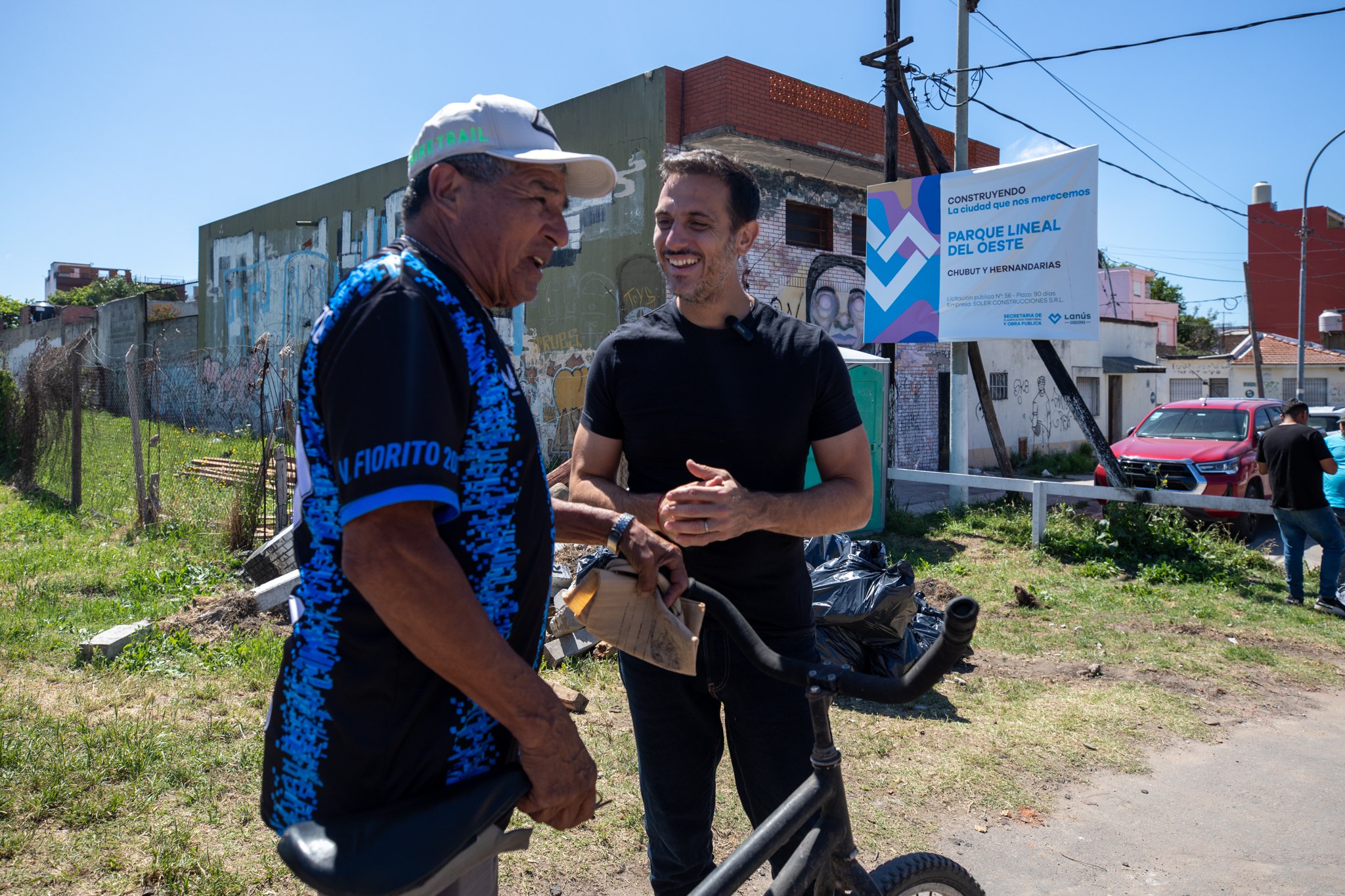 Distrito La Ribera: Lanús Gobierno anunció la puesta en marcha de las obras del Parque Lineal del Oeste