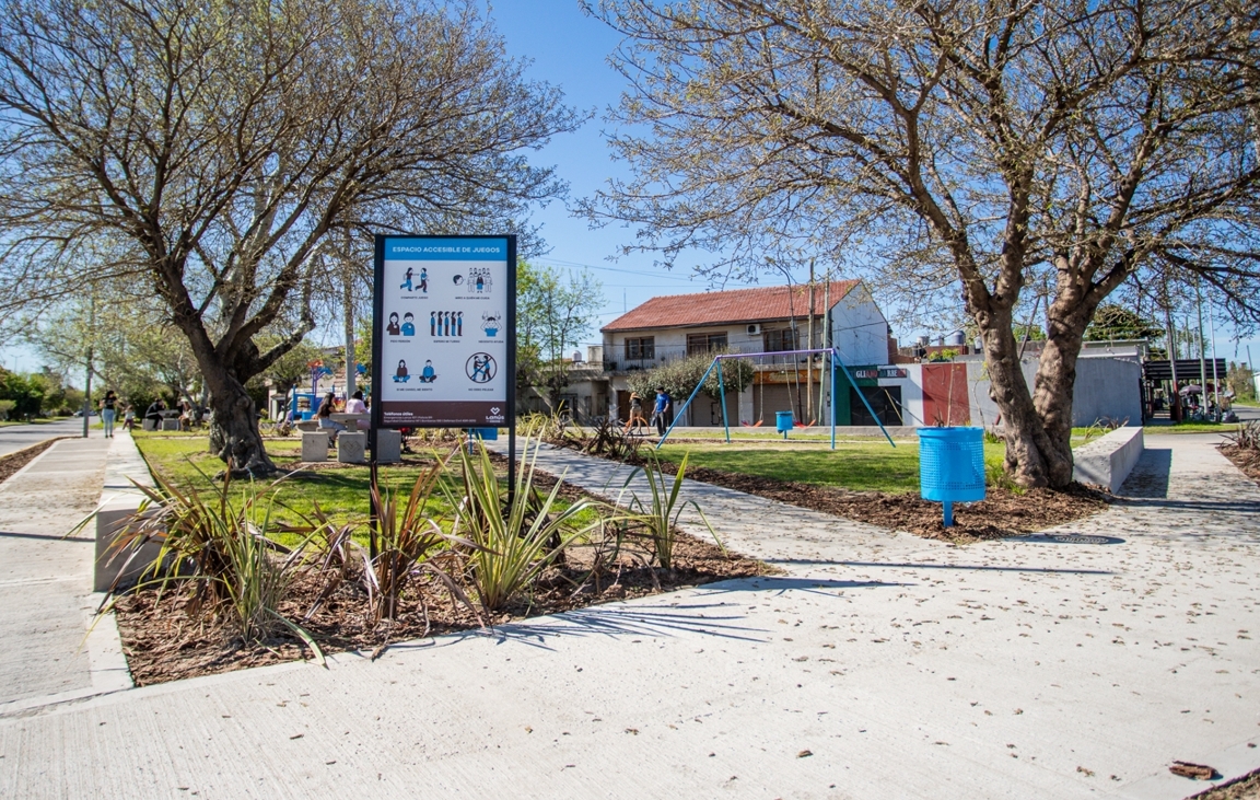 Finalizó la puesta en valor de la plaza de Villa Higueritas