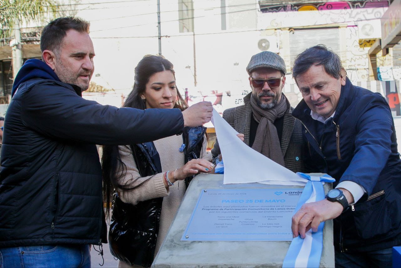 Presentación del Programa de Participación Comunitaria, con la puesta en valor del Paseo 25 de Mayo