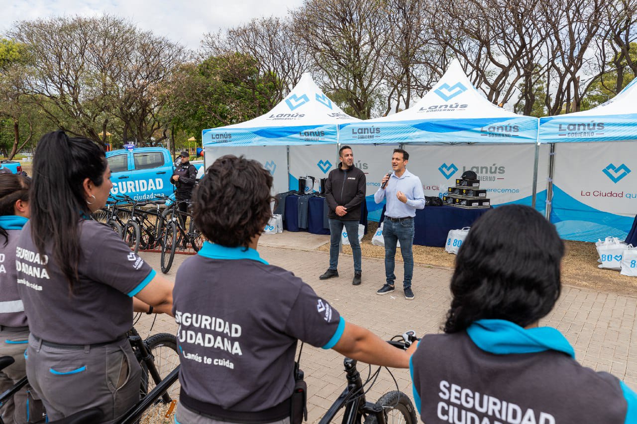 Entrega de equipamiento a más de 90 agentes de Seguridad Ciudadana, Seguridad Interna y Tránsito