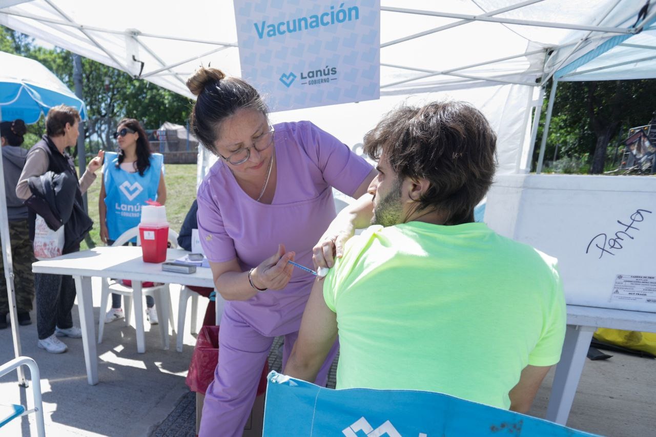 El operativo Sábados de Salud en el Barrio de Lanús llega el CAPS Los Ceibos en Monte Chingolo