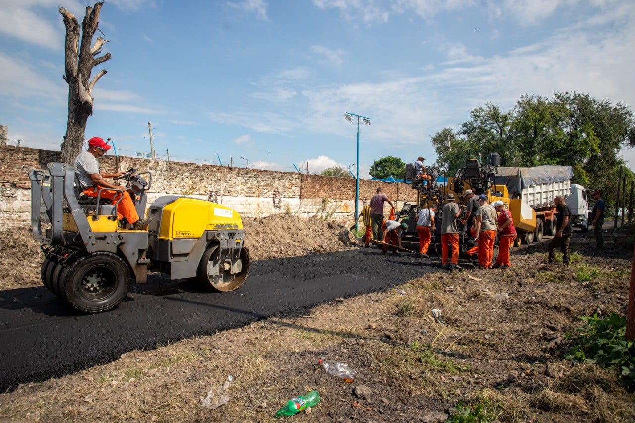 Avanza el Plan de Pavimentación en Valentín Alsina