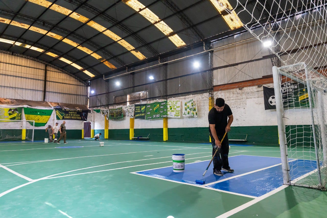 Clubes en Marcha: avances en el Club Villa Besada de Monte Chingolo