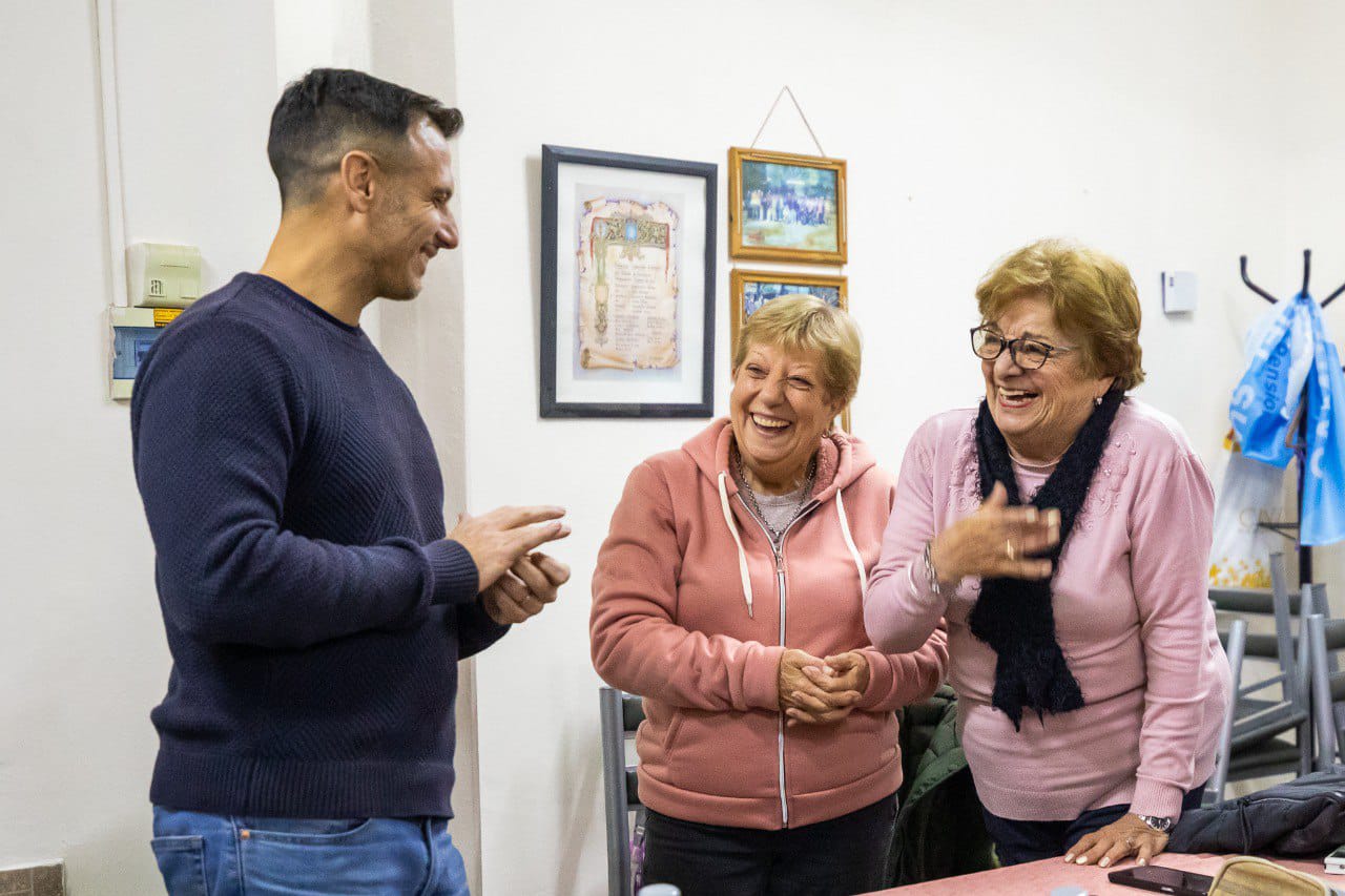 Clubes en Marcha: Julián Álvarez recorrió la puesta en valor del Club Sportivo Campo de Valentín Alsina
