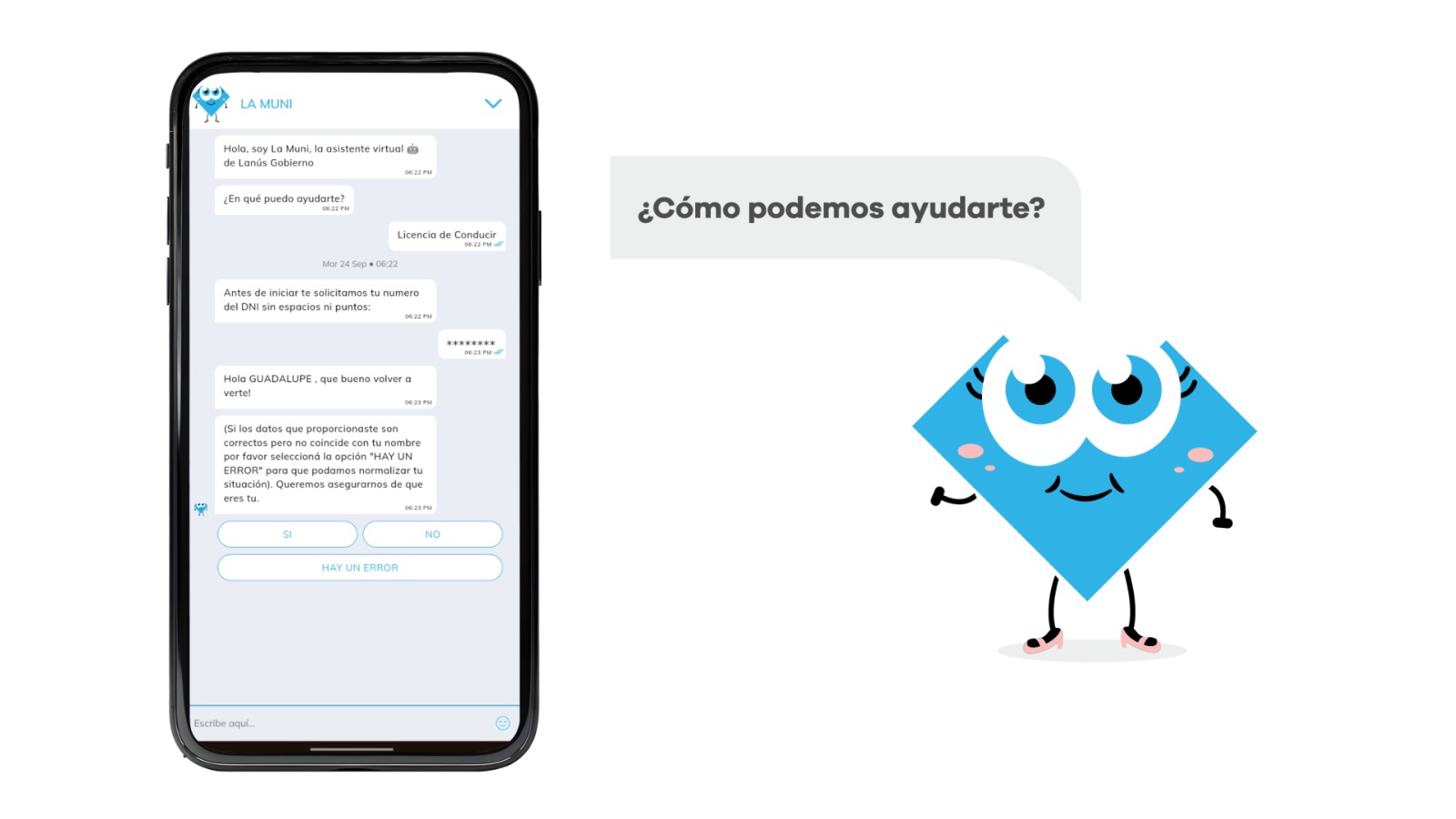 ¡Conocé a “La Muni”, la asistente virtual de Lanús!