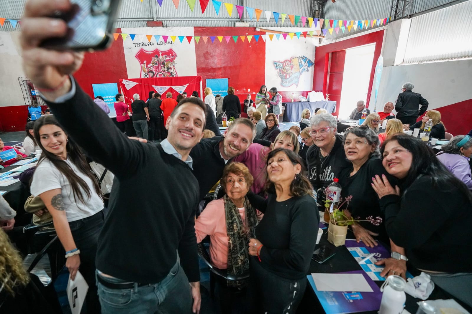 Julián Álvarez y Leandro Decuzzi participaron de la jornada por los derechos de las personas mayores